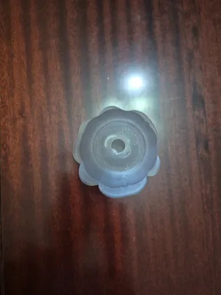 Tulipa de cristal decorativa