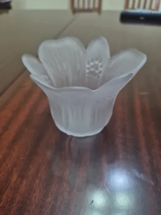 Tulipa de cristal decorativa