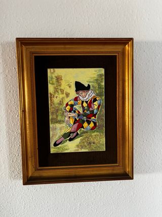 Cuadro Arlequín Multicolor