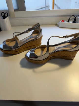 Sandalias Jimmy Choo Plataforma Talla 37