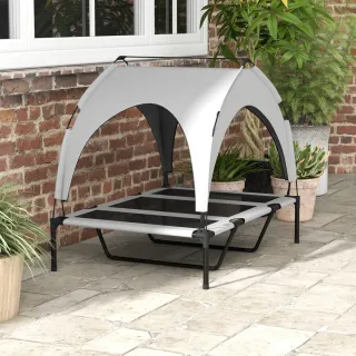 Cama Perro Elevada con Toldo