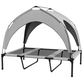 Cama Perro Elevada con Toldo