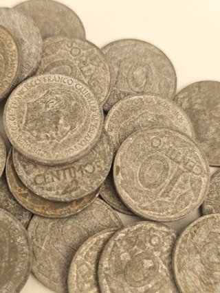 Lote 25 Monedas 10 Céntimos 1959
