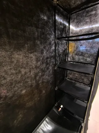 Armario Tela Desmontable Negro