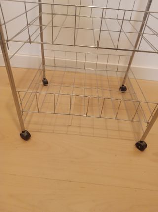 Carrito multiusos aluminio 4 niveles