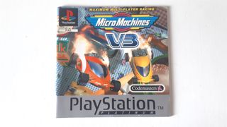 Manuale gioco ps1 Micro Machines V3 v 3 ita psx