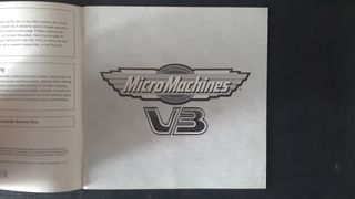 Manuale gioco ps1 Micro Machines V3 v 3 ita psx