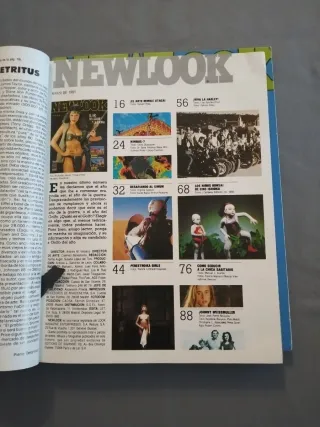 2 tomos retapados de la revista Newlook. Años 90