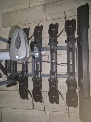 Alquiler portabicicletas plegable bola remolque