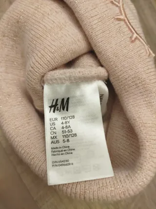 Conjunto gorro y cuello niña