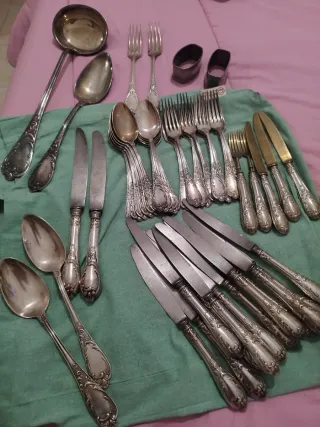 Set posate vintage argento