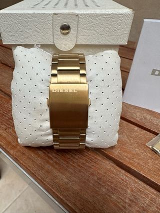 Reloj Diesel Dorado Caja Original