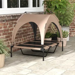 Cama Perro Elevada con Toldo