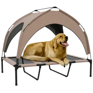 Cama Perro Elevada con Toldo