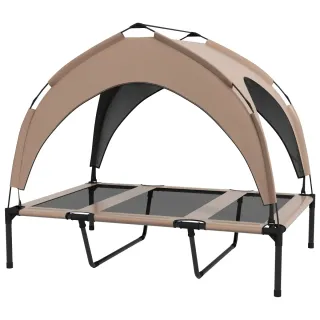 Cama Perro Elevada con Toldo