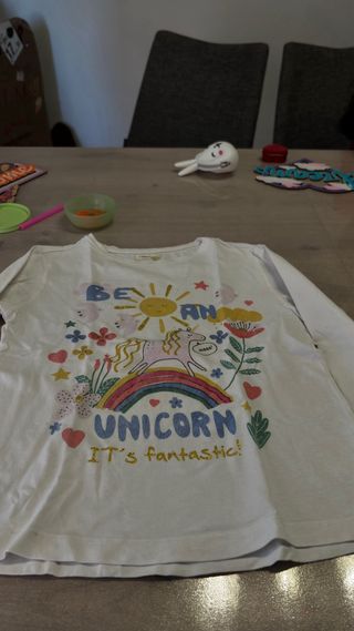 Camiseta de manga larga talla 7/8