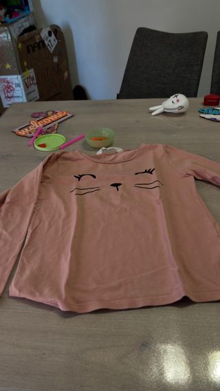 Camiseta de manga larga talla 7/8