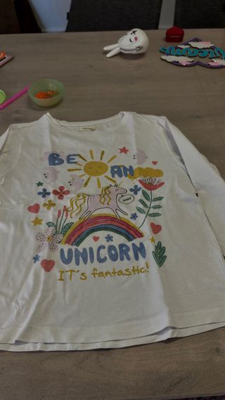 Camiseta de manga larga talla 7/8