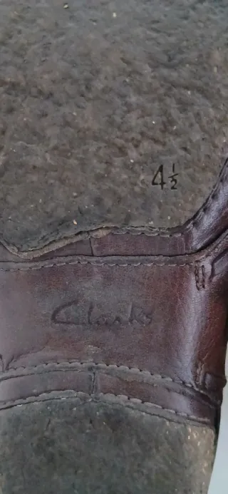 Zapatos de piel Clarks mujer