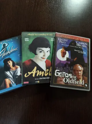 Pack 3 Películas DVD: Flashdance, Amelie, Gritos d
