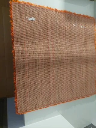 Tappeto pelo arancione 80x80 Ikea