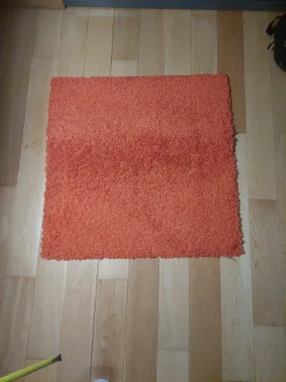 Tappeto pelo arancione 80x80 Ikea