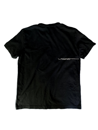 Camiseta Diesel Negra Graphic Eclipse Amarillo XL