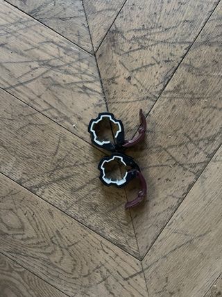 Barra de gimnasio con discos y seguros