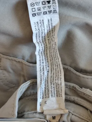 Pantalón estilo Chino  Zara Hombre T-M Beige