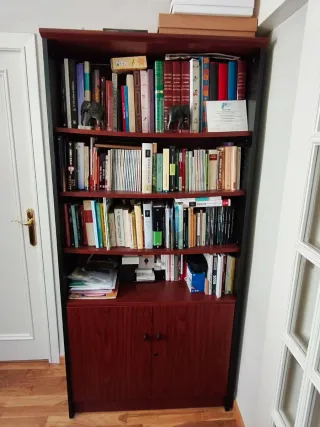 Mesa escritorio + cajonera + 2 estanterías