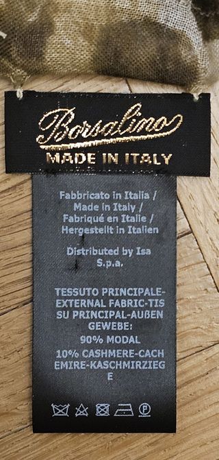 Sciarpa Borsalino Maculata Modal/Cachemire