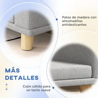 Sofá Cama Elevada para Perros Grandes