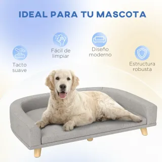 Sofá Cama Elevada para Perros Grandes