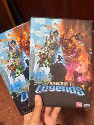 Lámina Metal Minecraft Legends Original Mojang