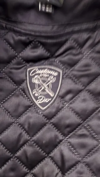 Chaqueta Moto Piel DXR Mujer Talla 38 Marrón