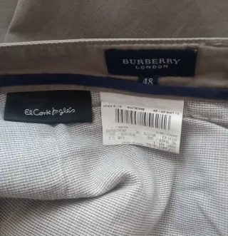 Pantalones Burberry Caballero