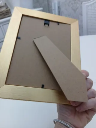 Pack de dos marcos color verde y dorado