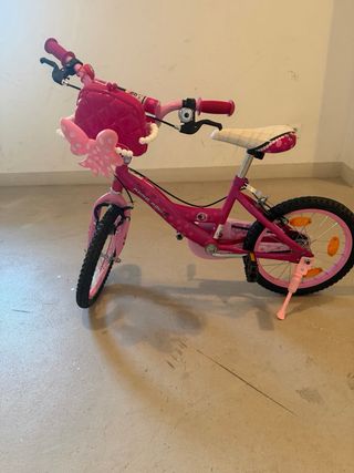 Bicicleta Minnie Mouse 14 casi nueva