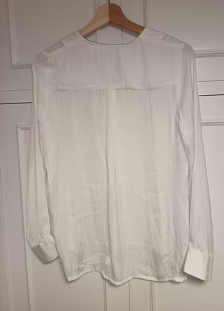 Blusa blanca mujer talla S