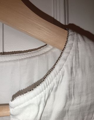 Blusa blanca mujer talla S