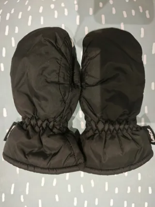 Guantes nieve Decathlon niño negros