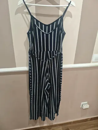 Mono pantalón de tirantes rayas