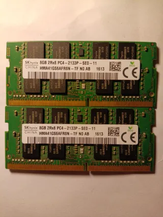 2x SK hynix 8GB DDR4 PC4-2133P