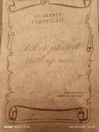 Cubertería Meneses Plata 925