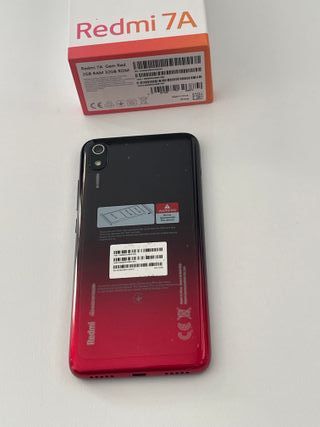movil Xiaomi Redmi 7A rojo, en perfecto estado