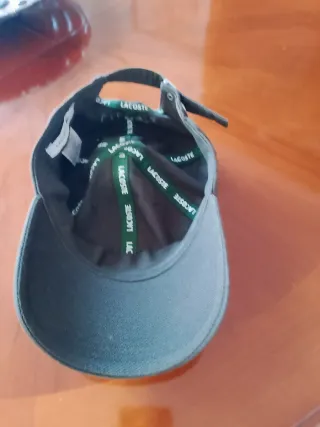 Gorra Lacoste verde oscura cocodrilo