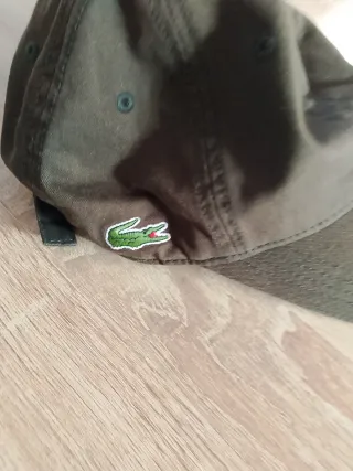 Gorra Lacoste verde oscura cocodrilo