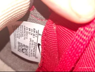 Nike Dunk Hi 1985 Grigio Rosso Tg 38.5
