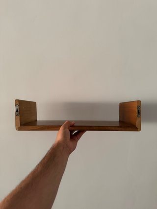 BALDAS DE MADERA MID-CENTURY