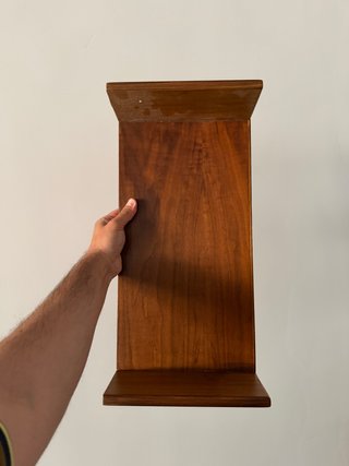 BALDAS DE MADERA MID-CENTURY